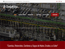 Tablet Screenshot of cordenylon.com